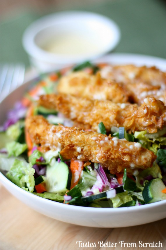 APPLEBEE’S ORIENTAL CHICKEN SALAD (COPYCAT)