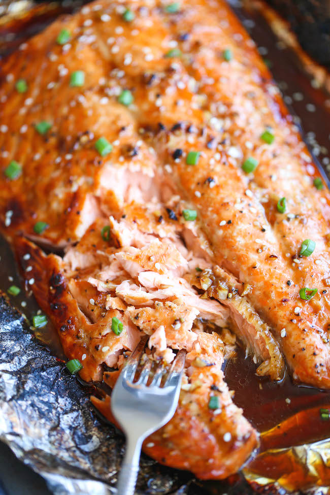 Asian Salmon in Foil