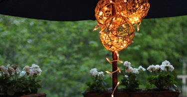 There is a story with this Outdoor Lantern Lights. I was embarking on my newfound love of Pinterest, I was also on the hunt for an outdoorsy DIY project.