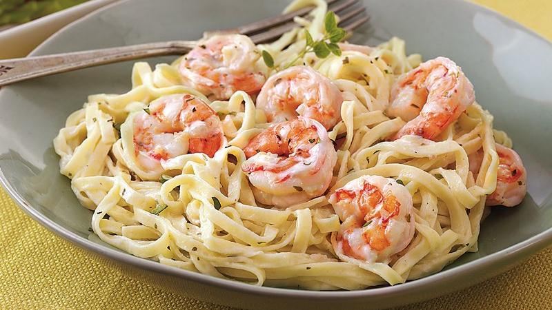 Creamy Garlic Shrimp and Pasta