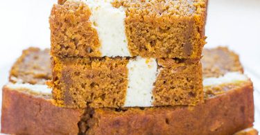 CREAM CHEESE-FILLED PUMPKIN BREAD