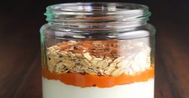 Pumpkin Pie Protein Overnight Oats