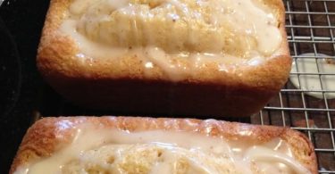 Eggnog Bread with Rum Glaze