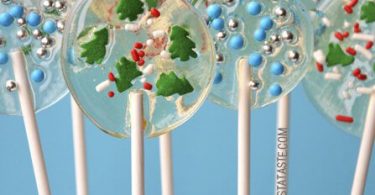 Homemade Holiday Lollipops