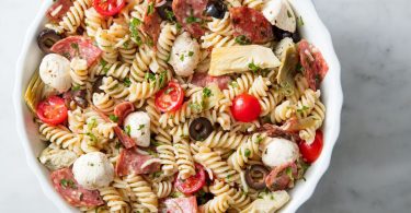 Enjoy the taste of the classic cocktail with our Bloody Mary Pasta Salad. Our Bloody Mary Pasta works perfectly into a brunch menu.