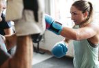 This 15 minute Home boxing workout routine is a great way to burn fat, lose weight and relieve stress- right at home. This boxing training workout can be 15 minutes or 60 minutes depending on the number of times you repeat the entire boxing exercises.