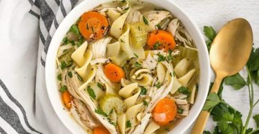 homemade chicken noodle soup is surprisingly simple and requires very little hands-on time!