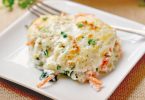 Easy Vegetable Lasagna with Alfredo Sauce