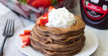 Chocolate Chocolate Chip Pancakes Recipe